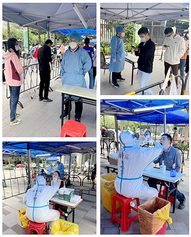 志愿同心，抗疫同行二〇二隊（花都分公司）黨員突擊隊助力花都區紅棉社區疫情防控1_副本.jpg